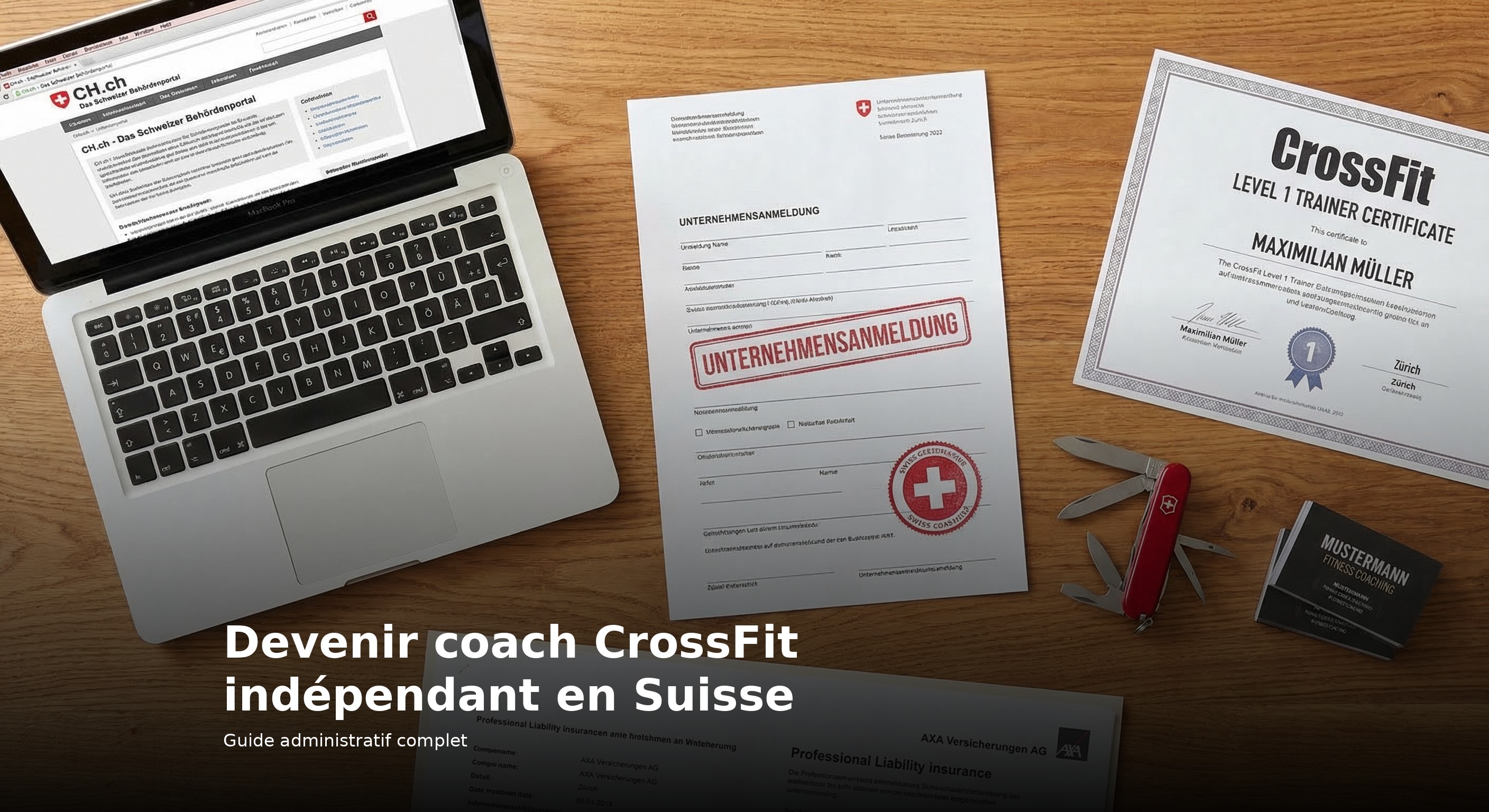 Devenir coach CrossFit indépendant en Suisse : le guide administratif complet