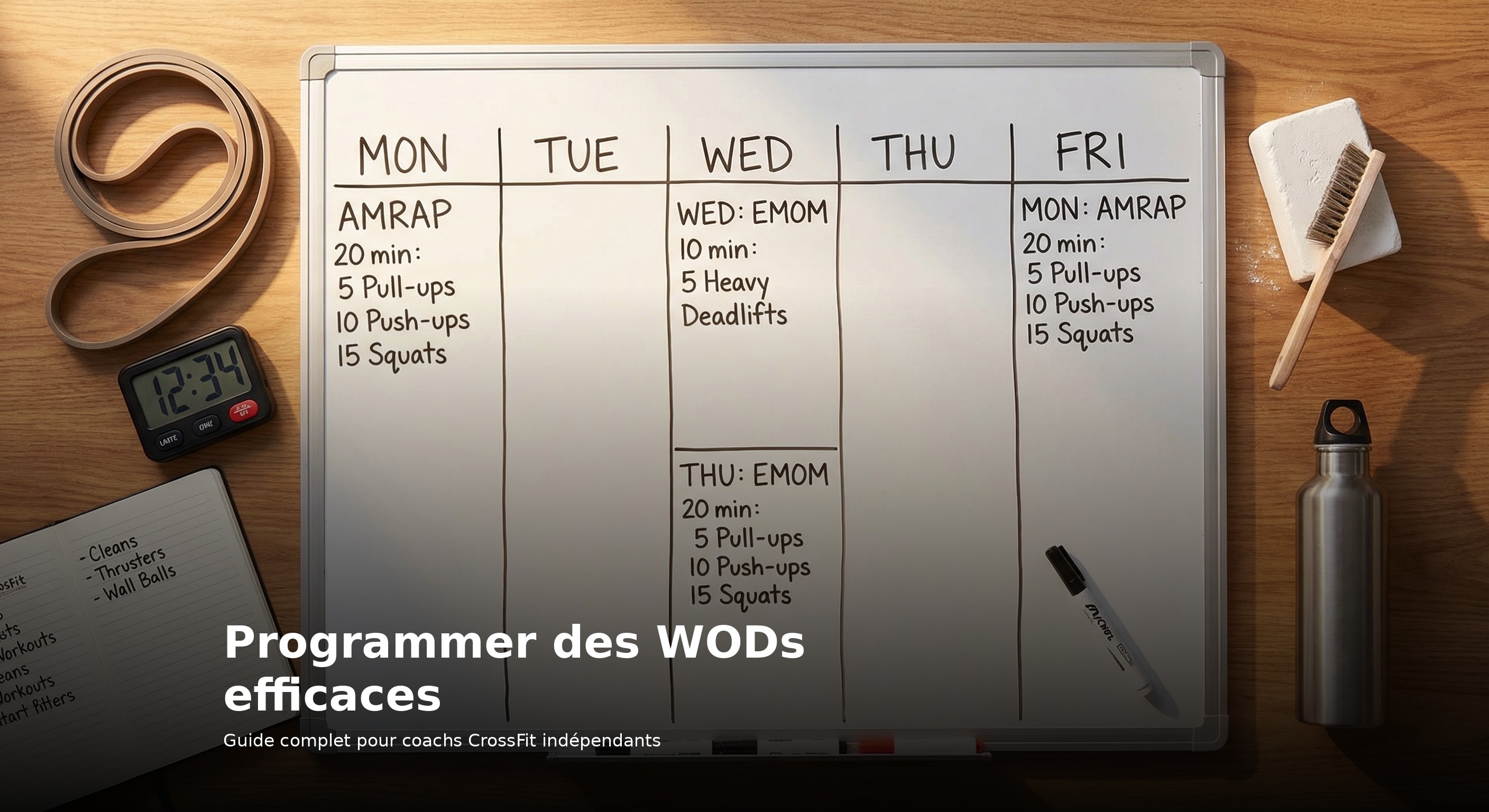 Comment programmer des WODs efficaces en tant que coach CrossFit indépendant